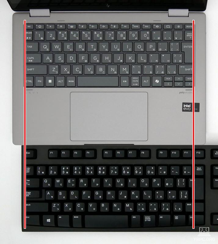 デスクトップPC向けキーボードとの比較